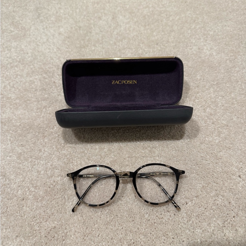 Zac Posen Tortoise Shell Glasses